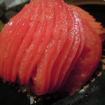 新料理 都留野 - トマトサラダ　ズームアップ