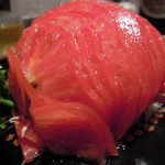 新料理 都留野 - トマトサラダ　ズームアップ