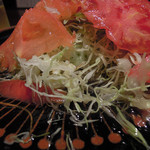 新料理 都留野 - 薄切りトマト喰らう