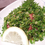 新料理 都留野 - たんタタキ　ズームアップ