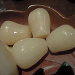 新料理 都留野 - 漬物盛り合せ　ズームアップ