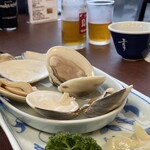 一山いけす - はまぐり酒蒸し