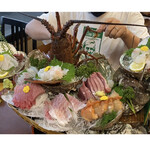 一山いけす - 舟盛り4人前