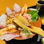 三代目網元 魚鮮水産 - 山葵醤油をかけた跡♡