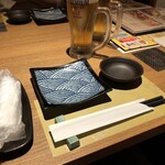 イカの姿造り×九州料理 個室居酒屋 弁慶 - はじめるよー