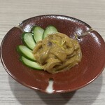 寿司・海鮮 すけろく - 自家製イカ塩辛(480円※税抜) 仕入れ状況により内容は変更する可能性があります