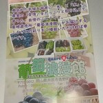 葡萄浪漫館 - 葡萄浪漫館しおり