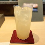 焼鳥 みかど - 桃酒ソーダ割り