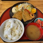 のんちゃん食堂 希々屋 - アジフライ定食