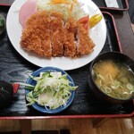 丸福 - とんかつ定食 1,150円