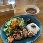 cafe sanaburi - 鶏唐揚げプレート鶏唐揚げプレート 1450円