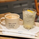 Gelato pique cafe bio concept - 