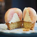 ペチカスケマサコーヒー - まるごと白桃タルト（920円）