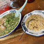 ラーメン専門店 康州 - 平日セット大 (チャーハン小+大盛ラーメン)