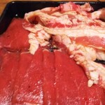 焼肉 しゃぶしゃぶ 食べ放題 はや  - 