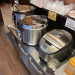 Yappari Suteki - スープ　ライス　サラダ　お代わり無料！　ななこくまいもありました！