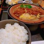 Kirinoshita - かつ鍋定食とミニそば