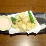 旬鮮酒場 Dank - はも天ぷら￥690　2013.9.12