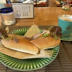 鬱花 - ローストビーフときのこドッグ