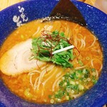 Ra-Men Yabuki - ★★★魚介豚骨ラーメン醤油 950円 細麺で深みのない豚骨！リピートの価値無し！