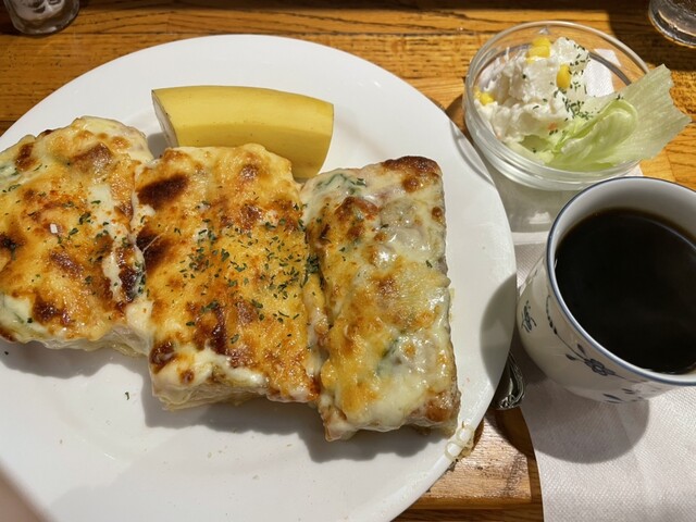 お久しぶりです！ピザトースト！』by もりC : 珈琲館 紅鹿舎