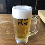 もつ焼き酒場　豚坊 - 生ビールはアサヒです。