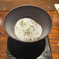 デンクシフロリ - イカそうめん　トマトのガスパチョ