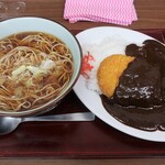 文殊 - ・「カツカレーセット(¥790)」