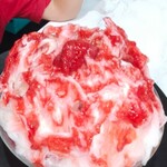 かき氷専門店 一夏 - イチゴミルク