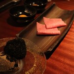 よろにく - ザブトンすき焼きしゃぶしゃぶ　トリュフ添え