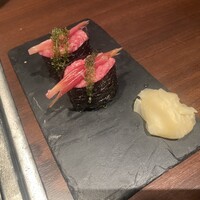 天空焼肉 星遊山 - 海ぶどう魔球軍艦