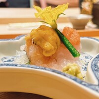 澤いち - 〇鱧の湯引きとウニ