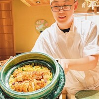 澤いち - ○鱧ともろこし、ズッキーニのご飯