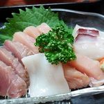 辰の子食堂 - 刺身盛り合わせ