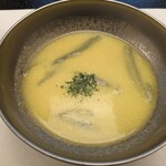 柚木元 - トウモロコシのすりおろし じゅんさい  甘くて美味しい