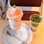 TRIANGLE CAFE - ■ピーチソーダパフェ(R5.8/5～)
            ■抹茶ソーダ