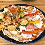 農家ピザくまのグラッチェ - ハーフ＆ハーフ①