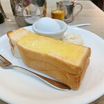 珈琲元年 - モーニングＡ(トースト+ゆで卵+ポテトサラダ)