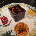 西麻布 焼肉 X - 前菜