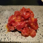 西麻布 焼肉 X - ユッケ