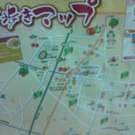 元祖十文字中華そば マルタマ - 道の駅で見た地図