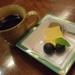 和食ときわ - ランチにコーヒー付き＆梅ゼリー