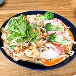 農家ピザくまのグラッチェ - ハーフ＆ハーフ③