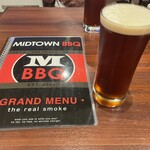 Midtown BBQ - アンバーエールレギュラーサイズ　¥1300