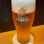 季節料理 よし野 - 生ビール
