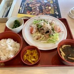 Joi Furu - 豚肉とキャベツのポン酢かけ定食