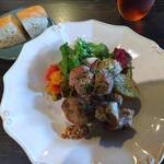 URARAKA - メイン・フォカッチャ・お茶