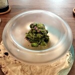 T.N - 甘海老昆布締め　ジェノベーゼ