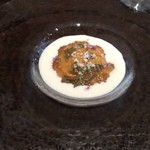 ルカンケ - カリフラワーのパリソワール　生ウニとコンソメジュレ