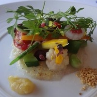 レストラン・モリエール - ヒラメと 15種類の野菜
                    